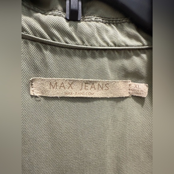 Max Jeans Olive Green Vest - Picture 8 of 8
